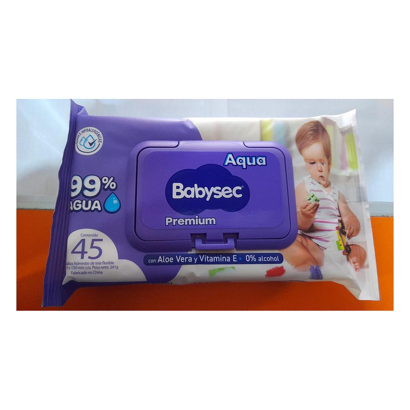 TOALLITAS HUMEDAS BABYSEC PREMIUM X45 UND