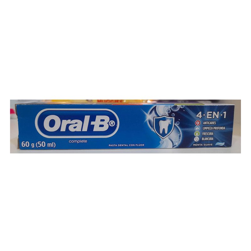 PASTA DENTAL ORAL-B COMPLETE AZUL 4EN1 50ML