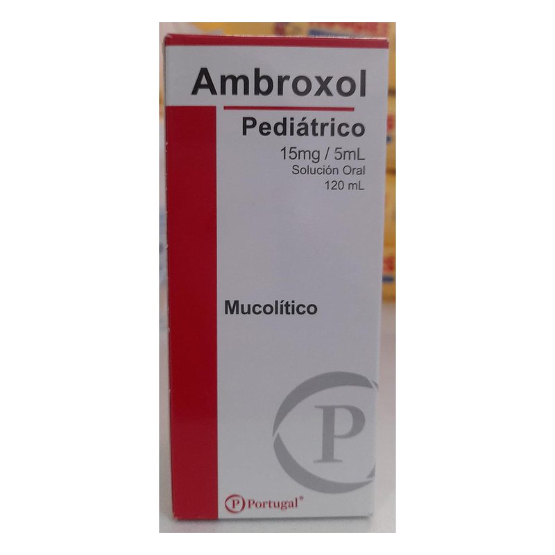 AMBROXOL PEDIATRICO 15MG/5ML - PORTUGAL 120ML