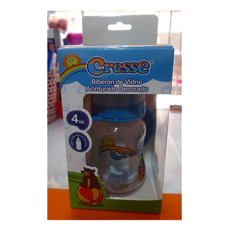 BIBERON DE VIDRIO 4 ONZ - CRESSE
