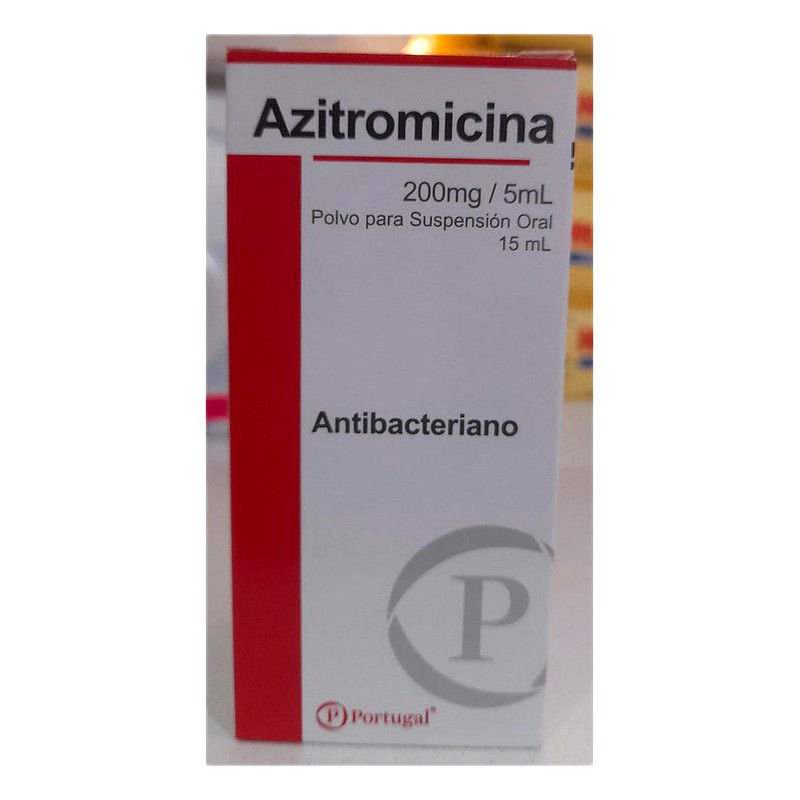 AZITROMICINA 200MG/5ML FRCO 15ML - PORTUGAL