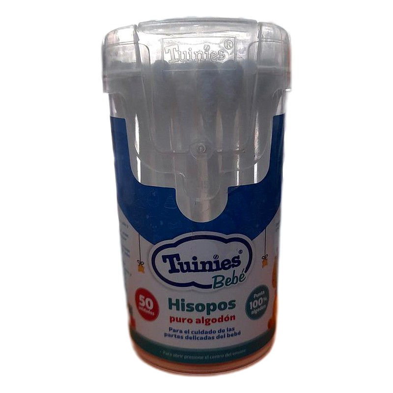 HISOPO TUINIES POTE X50 UNIDADES 