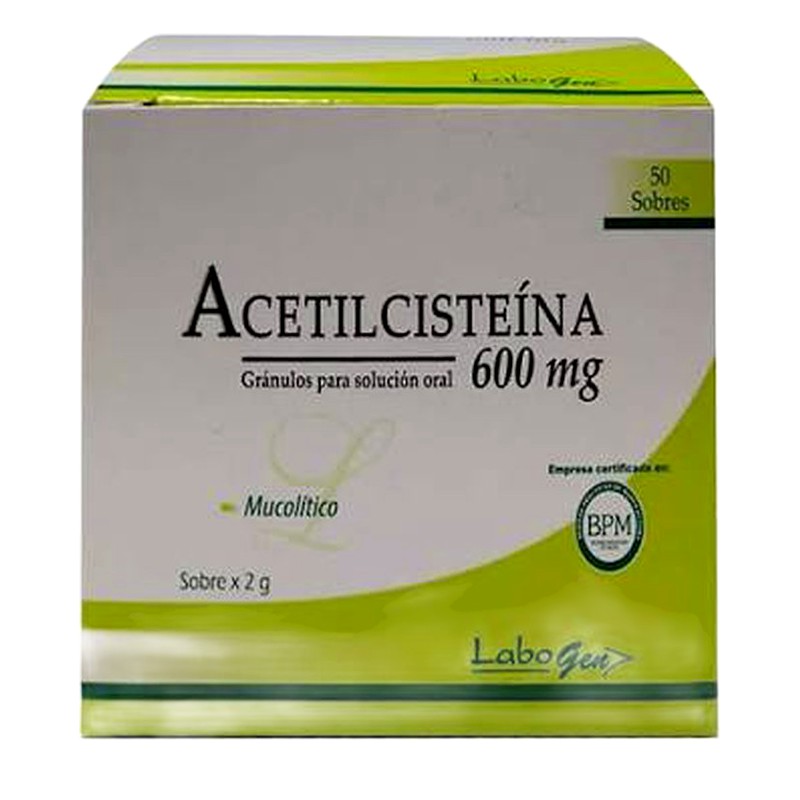 ACETILCISTEINA 600MG/ LABOGEN 