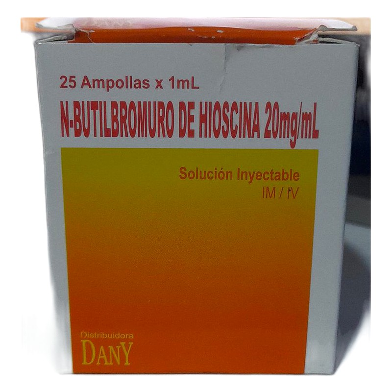 N-BUTILBROMURO DE HIOSCINA 20MG/ML