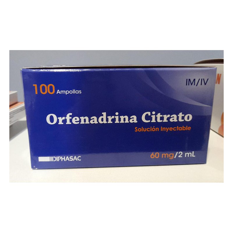 ORFENADRINA CITRATO 60MG/2ML
