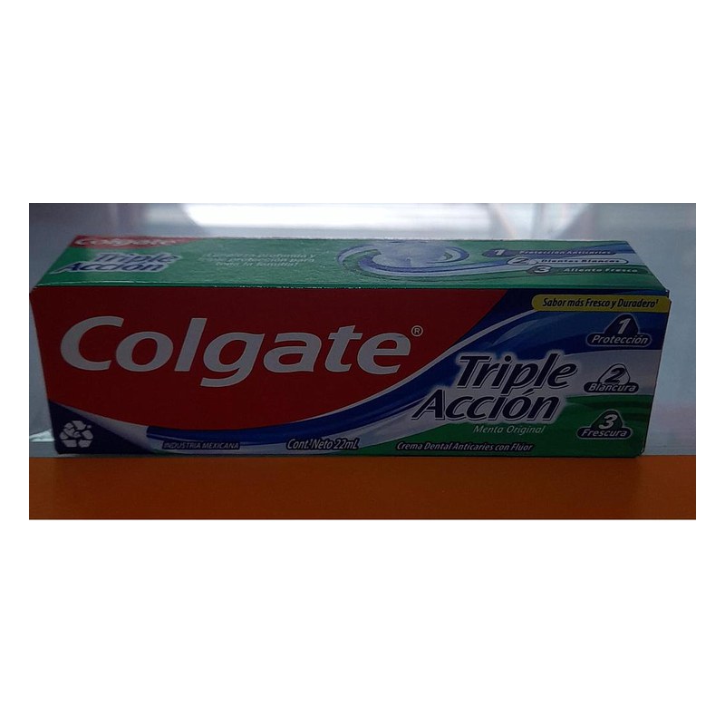 PASTA DENTAL COLGATE TRIPLE ACCION 22ML