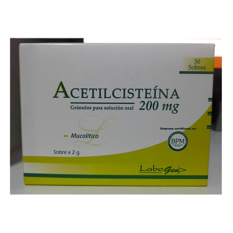 ACETILCISTEINA 200MG