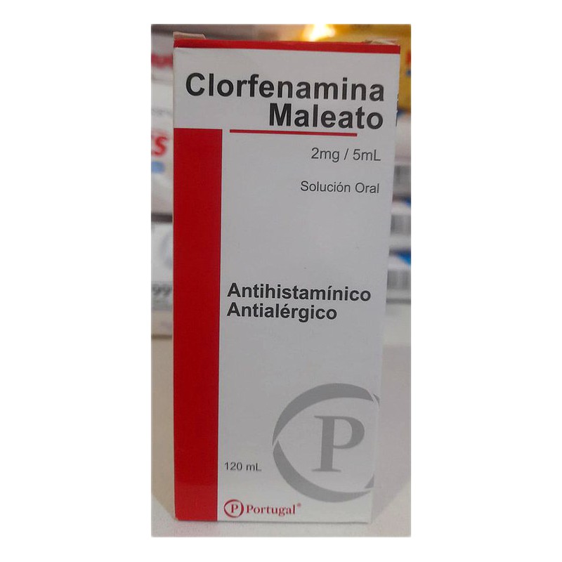 CLORFENAMINA MALEATO 2MG/5ML - 120ML