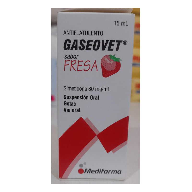 GASEOVET FRESA 80MG/ML - 15ML