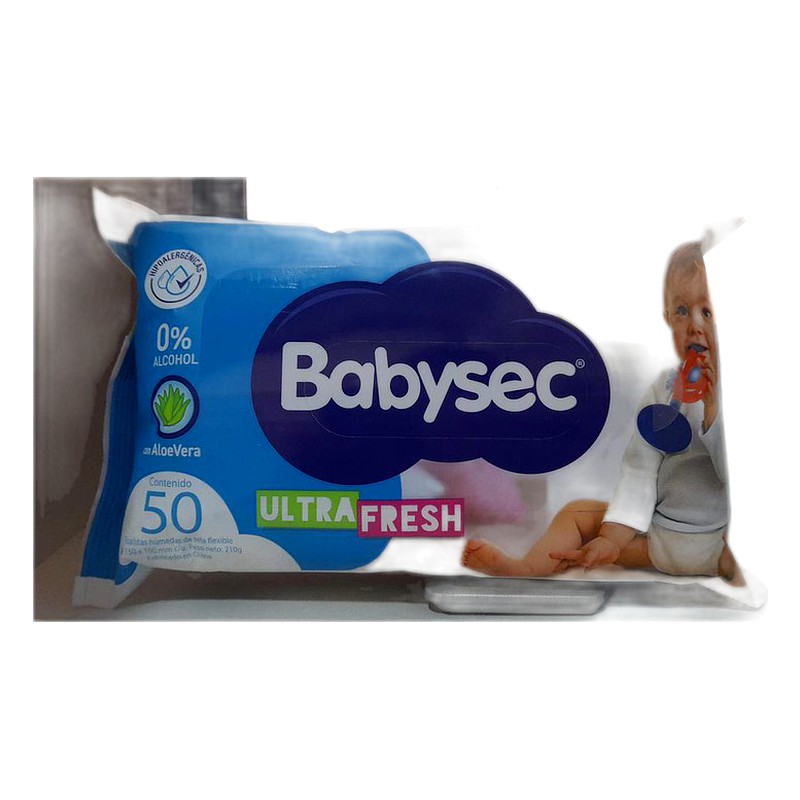 TOALLITAS HUMEDAS BABYSEC PREMIUM X50 UND